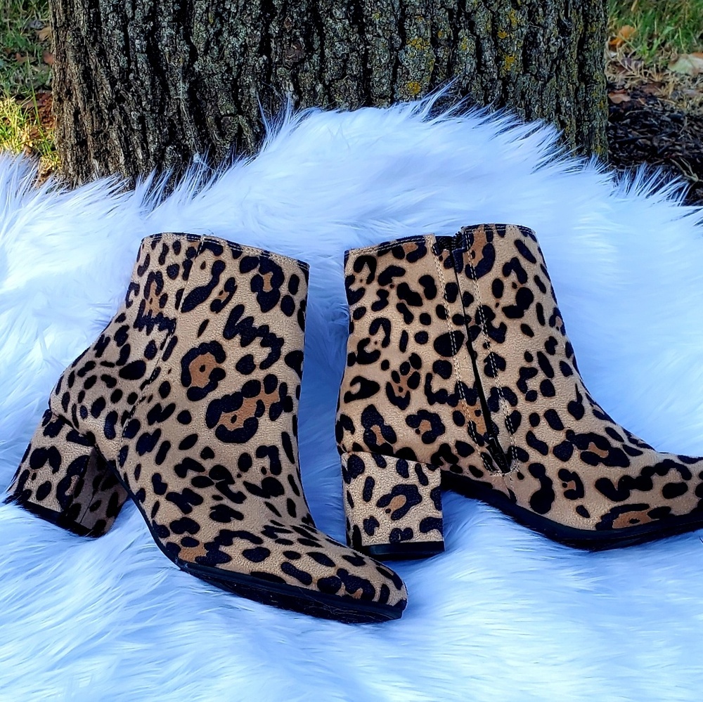 Lepoard booties